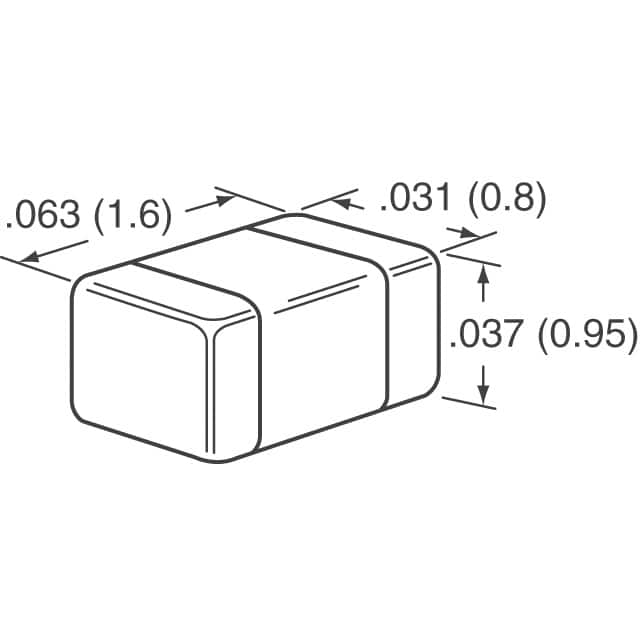 C1608X8R2A222K080AA TDK Corporation  Condensateurs en céramique